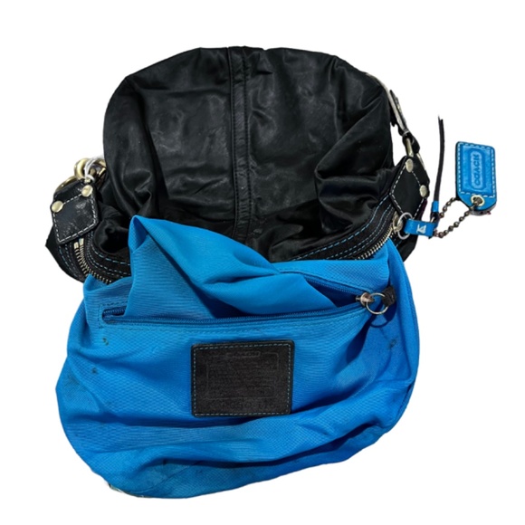 Coach Nylon and Leather Trim Shoulder Bag - Picture 9 of 14